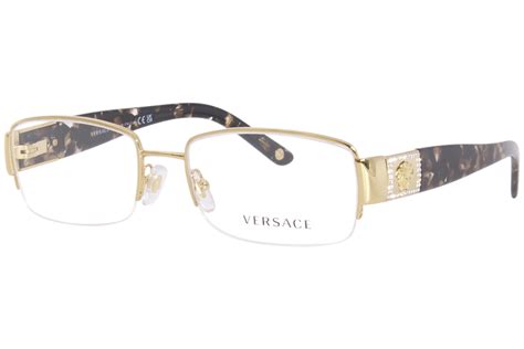 versace glasses half frame|eyewear Versace prescription glasses.